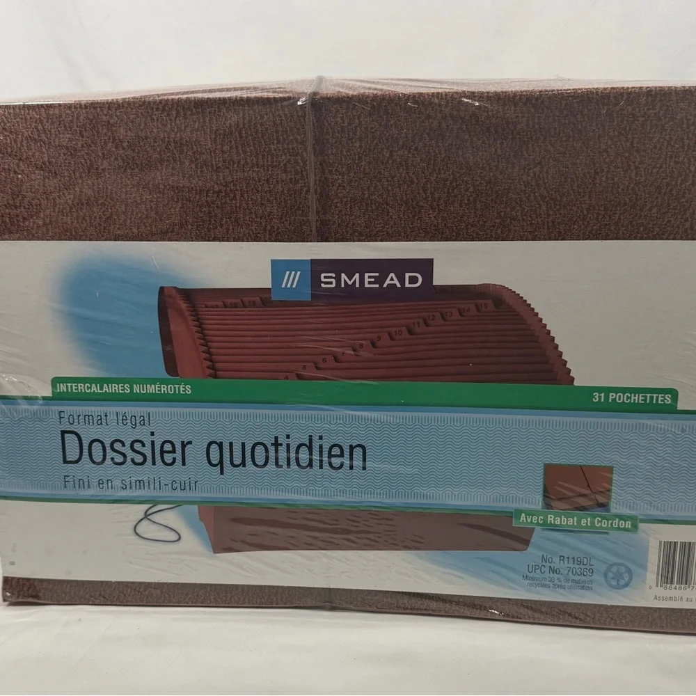 Brown Daily File Organizer